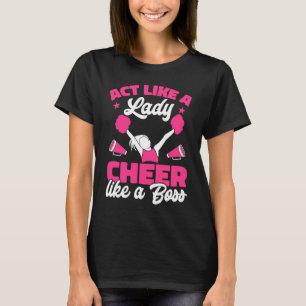 Camiseta La animadora Cheerled Act como Lady Cheer li