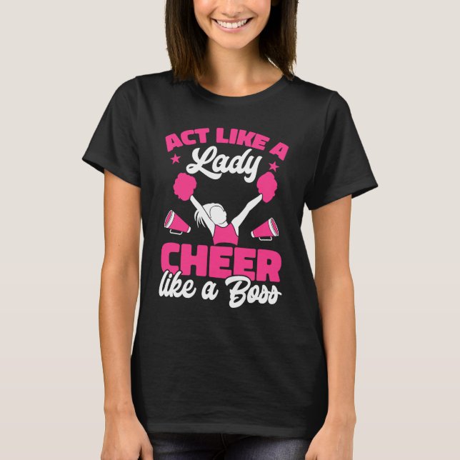 Camiseta La animadora Cheerled Act como Lady Cheer li (Anverso)