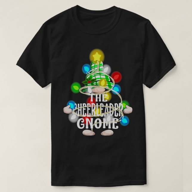 Camiseta La animadora Gnome Navidades que coinciden con la  (Diseño del anverso)