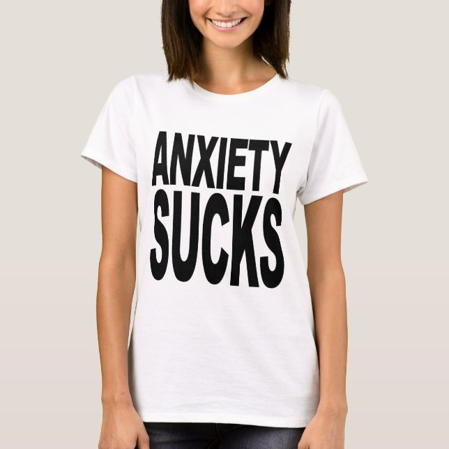 Camiseta La ansiedad chupa (Anverso)