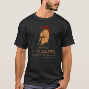 Camiseta La Antigua Cita Griega Alejandro Magno Para Diogin