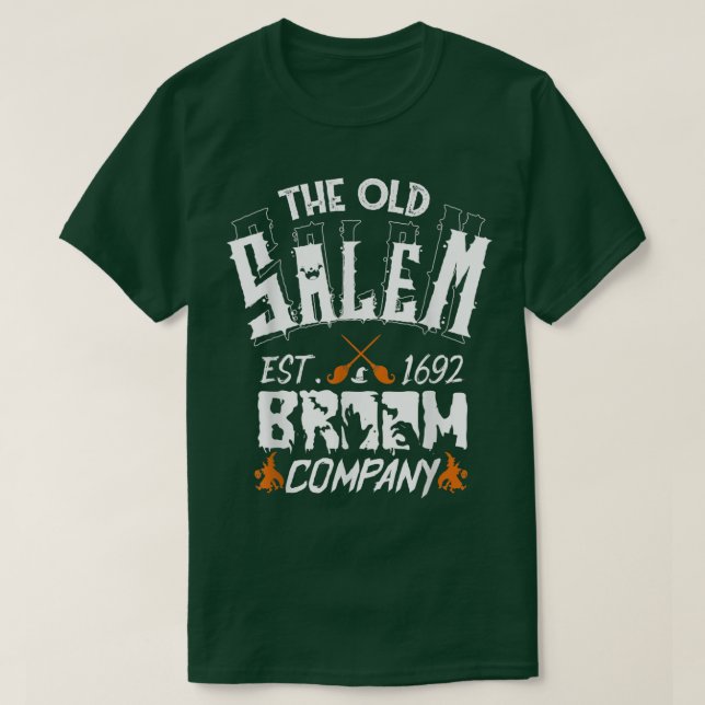 Camiseta La antigua empresa de baños Salem Funny Halloween  (Diseño del anverso)