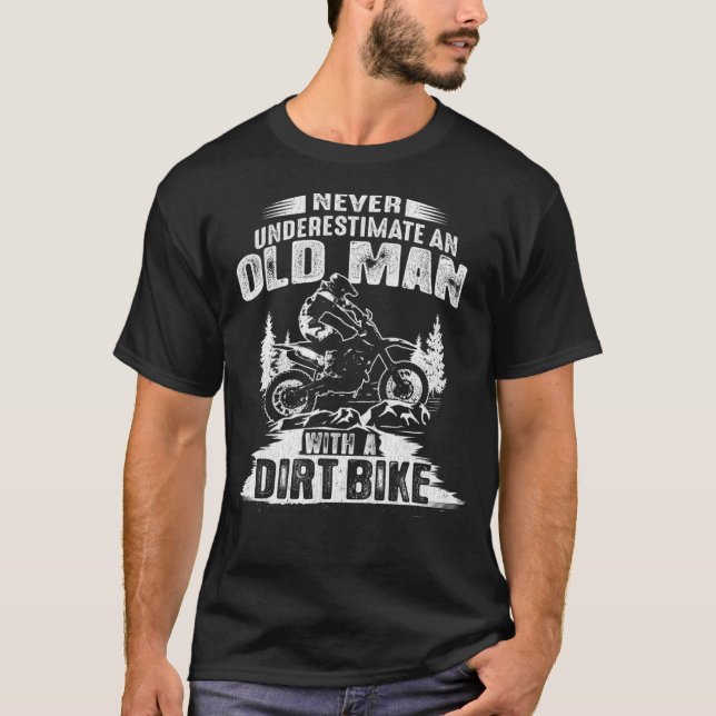 Camiseta La antigüedad nunca subestima a un anciano sucio (Anverso)