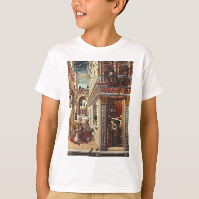 Camiseta La Anunciación, con San Emidio (Anverso)