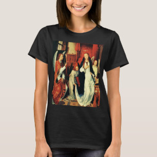 Camiseta La Anunciación de la Virgen María por Hans Memling