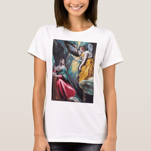 Camiseta La Anunciación, El Greco (Anverso)