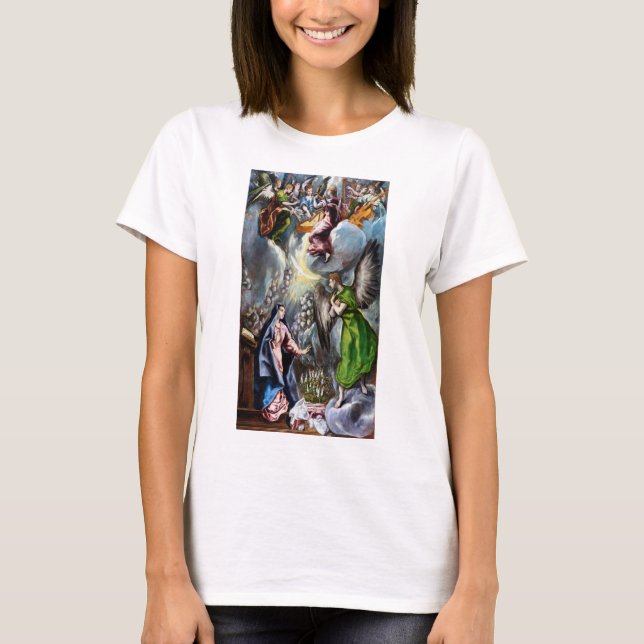 Camiseta La Anunciación, El Greco (Anverso)