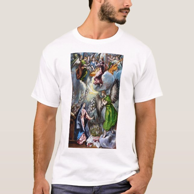 Camiseta La Anunciación, El Greco (Anverso)