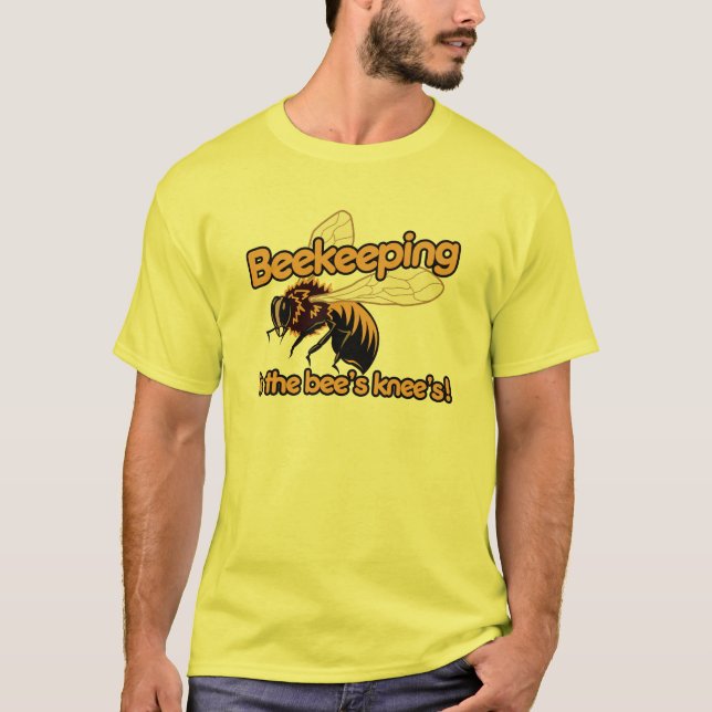 Camiseta La apicultura es la rodilla de las abejas (Anverso)