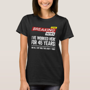 Camiseta La apreciación de los trabajadores trabajó aquí du
