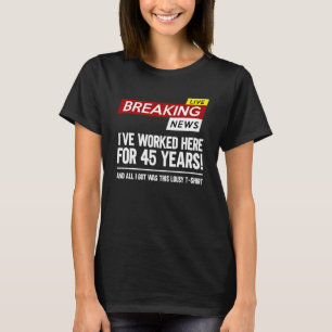 Camiseta La apreciación de los trabajadores trabajó aquí du
