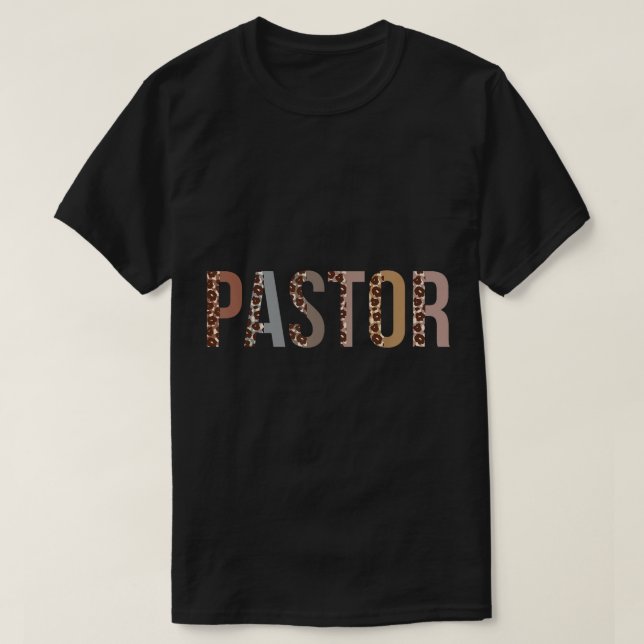 Camiseta La Apreciación De Pastor Leopard Es Graciosa Para  (Diseño del anverso)