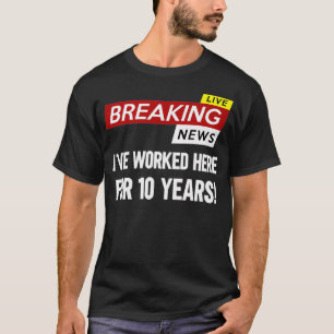Camiseta La apreciación del aniversario del trabajo de los 