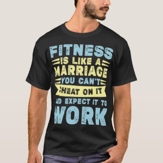 Camiseta La Aptitud Es Como El Matrimonio Cita Graciosa Par