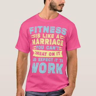 Camiseta La Aptitud Es Como El Matrimonio Cita Graciosa Par