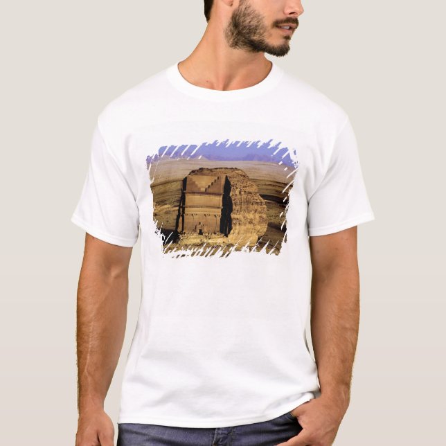 Camiseta La Arabia Saudita, sitio de Madain Saleh, antiguo (Anverso)