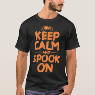 Camiseta La Araña De Halloween Espeluznante Vestido Mantien