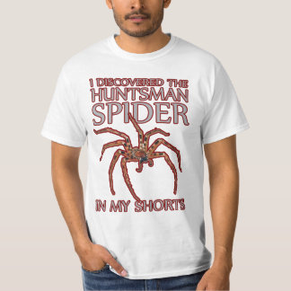 Camiseta la araña divertida del Huntsman en mis pantalones