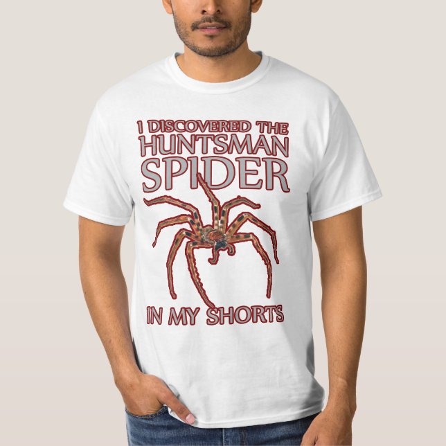 Camiseta la araña divertida del Huntsman en mis pantalones (Anverso)