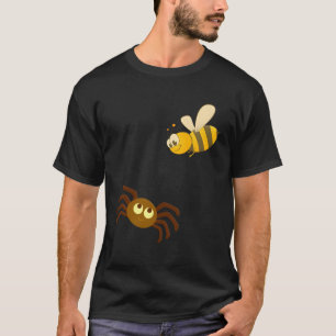 Camiseta La Araña Y La Abeja Mejor Para Los Insectos