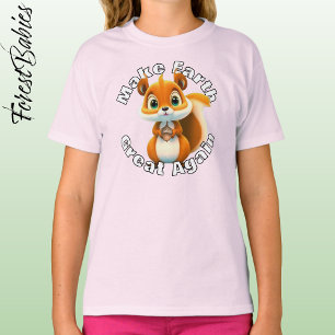 Camiseta La ardilla de los bosques hace que la Tierra vuelv