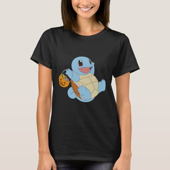 Camiseta La Ardilla De Pokémon Halloween Con Su Truco O Tra (Anverso)