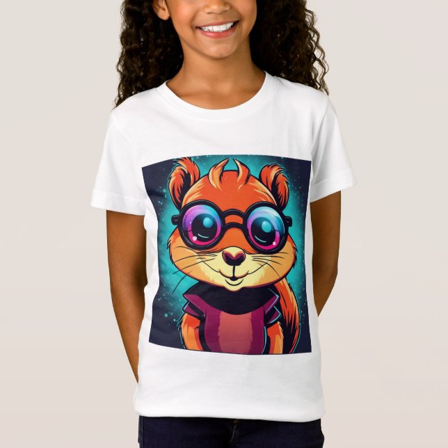Camiseta La ardilla elegante (Anverso)