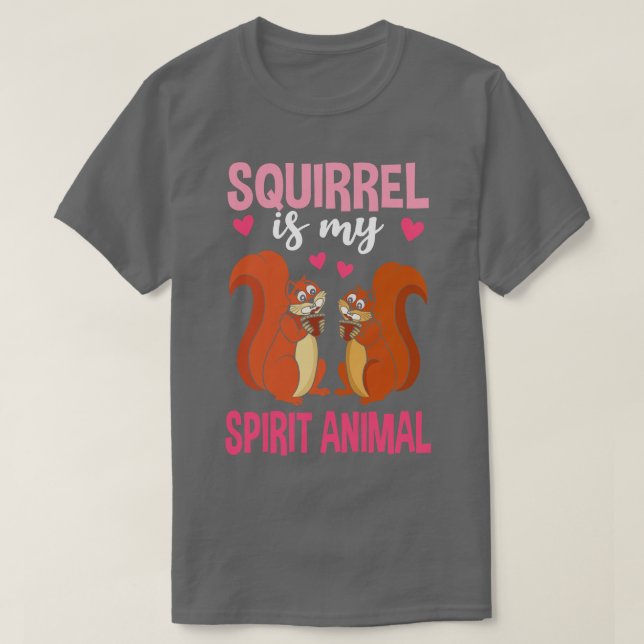 Camiseta La ardilla es mi animal espiritual (Diseño del anverso)