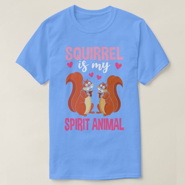 Camiseta La ardilla es mi animal espiritual (Diseño del anverso)
