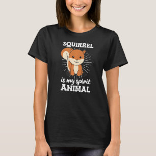 Camiseta La ardilla es mi espíritu Animal Sweet Squirrel