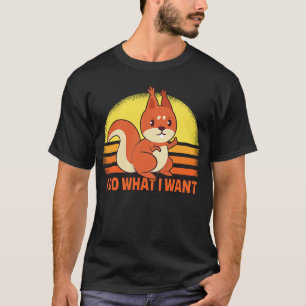 Camiseta la ardilla muestra el dedo medio