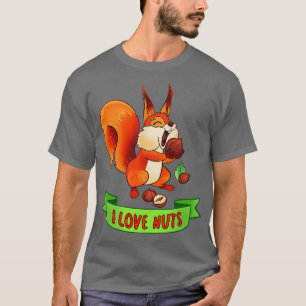 Camiseta La ardilla que amo las nueces 1