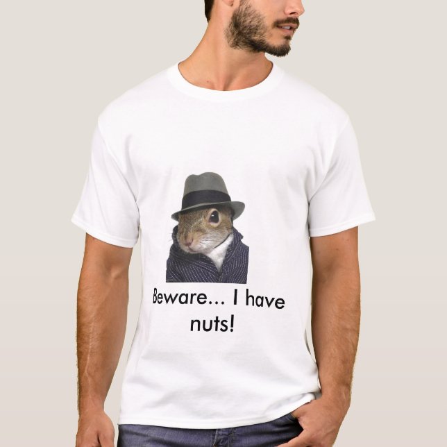 Camiseta la ardilla, se guarda… ¡Tengo nueces! (Anverso)