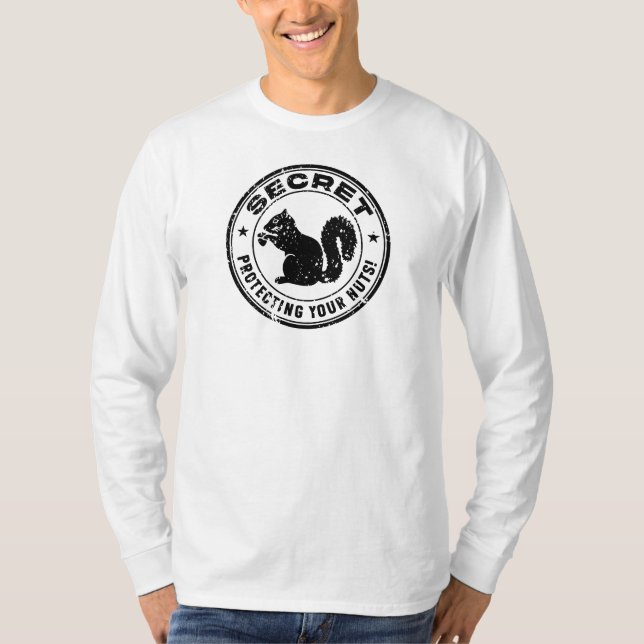 Camiseta La ardilla secreta "Protegiendo tus nueces" (Anverso)
