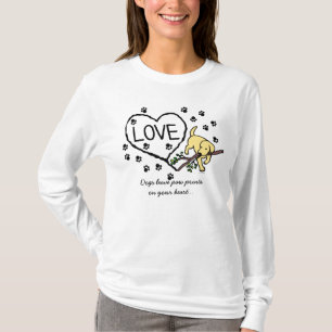 Camiseta La arena amarilla de Labrador pone letras al