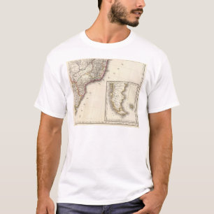 Camiseta La Argentina y mapa grabado Chile