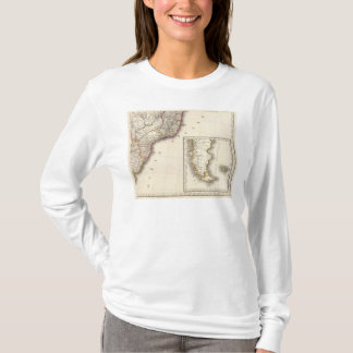 Camiseta La Argentina y mapa grabado Chile