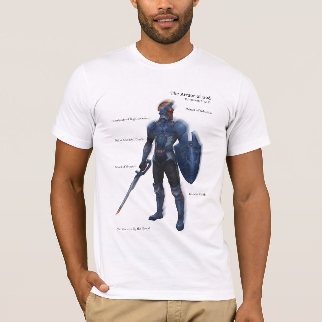 Camiseta La armadura llena de dios (Anverso)