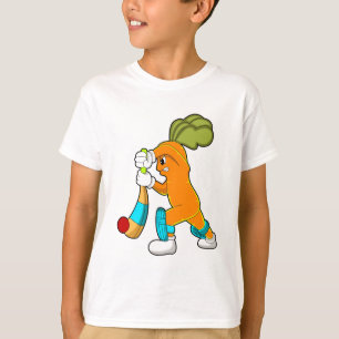 Camiseta La arrogancia en el cricket con el bate del cricke
