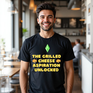 Camiseta La aspiración del queso a la parrilla desbloqueada