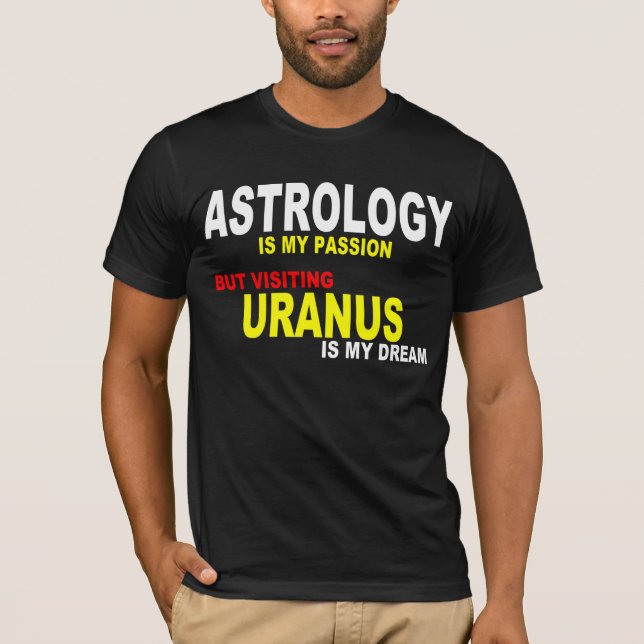 CAMISETA LA ASTROLOGÍA ES MI PASIÓN (Anverso)
