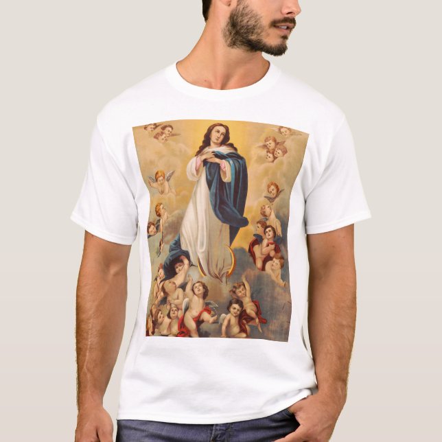 Camiseta La asunción de la Virgen María (Anverso)