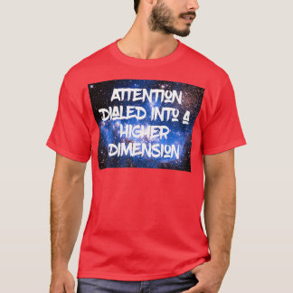 Camiseta La atención al TDAH marcada en nebu de mayor dimen
