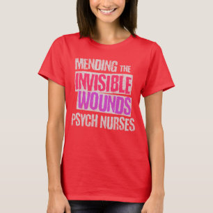 Camiseta La Atención De Las Heridas Invisibles En La Enferm