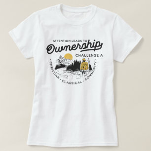 Camiseta La atención lleva al desafío de la propiedad A
