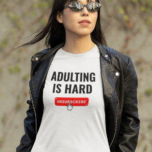 Camiseta La auditoría es difícil - Cancelar la suscripción 