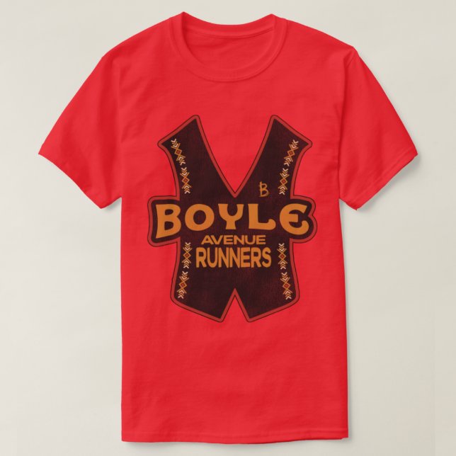 Camiseta La avenida Boyle Gobierna La Película De Los Guerr (Diseño del anverso)
