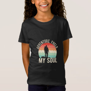 Camiseta La aventura alimenta mi alma - Wander, Explore, Re