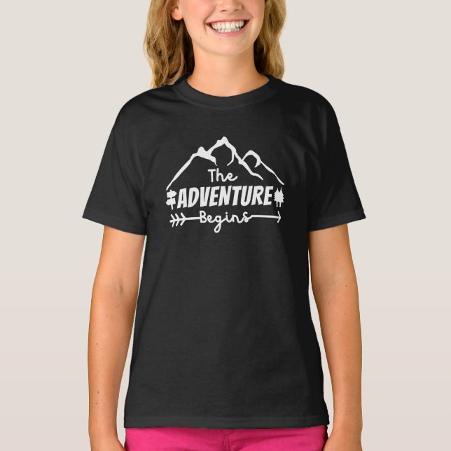 Camiseta La aventura comienza  (Anverso)