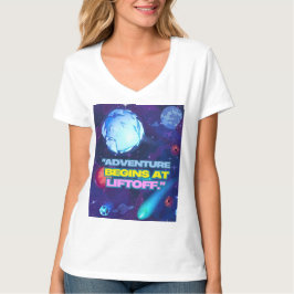 Camiseta La aventura comienza en el vaso aislante de despeg